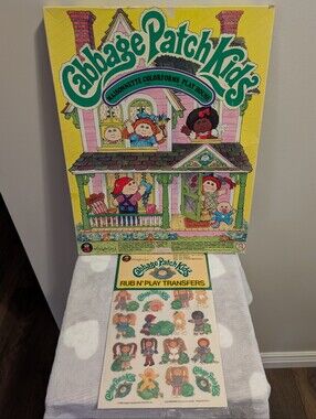Vintage Cabbage Patch Kids ColorForms, Play House & Rub N' Play Transforms, 1983